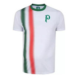 Camiseta Palestra Itália Retrô Branco Palmeiras Oficial 