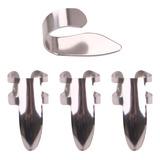 Colector De Dedos Para Guitarra Dobro Fingerpicks, De Acero