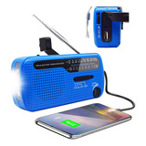 Radio Recargable Am/fm/sw Con Manivela Solar.