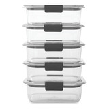 Recipientes Para Alimentos Rubbermaid, Con Tapas, 25 Oz, 5 U