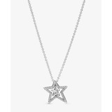 Collar Pandora Estrella Asimetrica Cubic Plata925 Original 