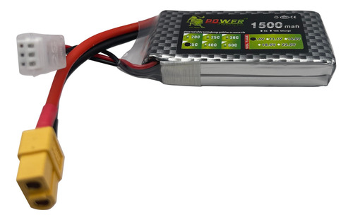 Bateria Lipo 2s 7.4v 1500mah 35c