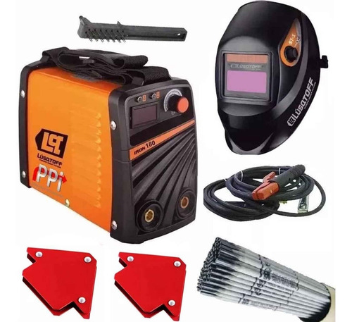 Soldadora Inverter Iron 250 + Mascara Fotosensible St 2 Escu