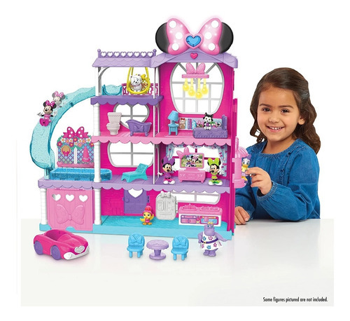 Hotel Minnie Mouse Luces Y Sonidos Disney Junior Bow-tel Color Multicolor