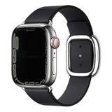 Pulseira Fivela Quadrado Para Apple Watch 45mm 44mm 42mm