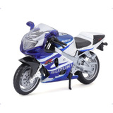 Motocicleta Burago Suzuki Gsx  R750 Moto De Colección