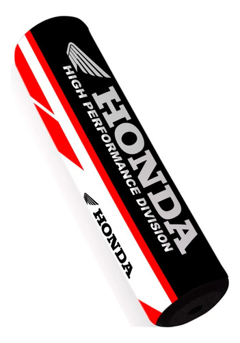 Pad Honda Negro Letras Blancas Xr250 Tornadoshop