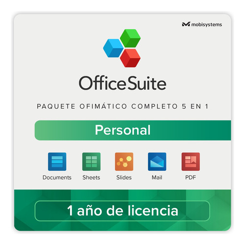 Officesuite Personal, 1 Año De Licencia