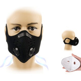 Mascarilla 2 Un. Deportiva Válvulas F Carbón Frío Smog Virus