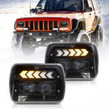 11 1 Par 5x7 6x7 H4 Led Faros Hi-lo Beam Jeep Cherokee Yj Xj