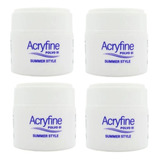 Polimero Acryfine 30gr Uñas Esculpidas 4 Colores Disponibles