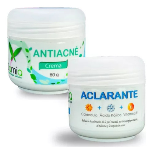 Kit Crema Aclarante Y Antiacne 60gr Zami - g a $724