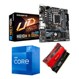 Kit Upgrade Intel 12ª Ger I7 12700f + H610m-h + 16gb 3200mhz