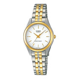 Reloj Mujer Casio Enticer Ltp-1129g Análogo Acero Inoxidable