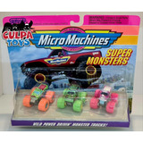 --- Culpatoys Monster Truck Micro Machinne Set Vintage Raro 