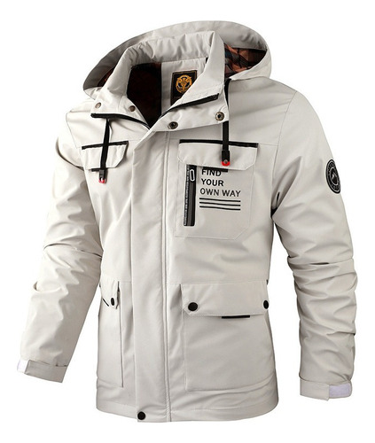 Parka Con Chaqueta Casual De Longitud Media