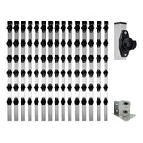 35pcs Haste Cerca Elétrica 25x25 1mt Industrial Com Suporte