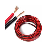 Cable Dúplex Audio 2 X 16 Awg Flexible 10 Metros Rojo Negro