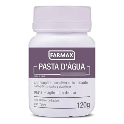 Pasta Dágua Com Glicerina Farmax 120g | MercadoLivre