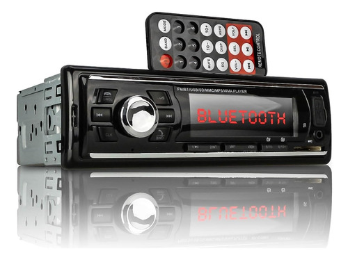 Radio Carro Mp3 Bluetooth 4x 60w Potencia Usb Sd Aux Bt Fort