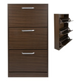 Mueble Zapatero Zapatera Organizador Madera 18 Pares Hogar