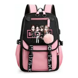 Mochila Blackpink Kpop Juvenil Coreana Con Puerto Usb