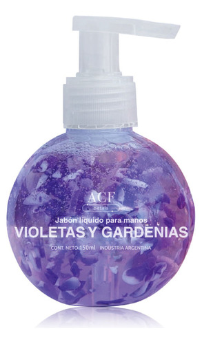 Jabon De Manos Violetas Y Gardenias