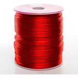 Cola De Rata 2mm Rollo 100 Metros Diferentes Colores 1pz Color Rojo