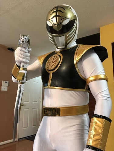 Molde Armadura Ranger Branco (power Rangers) Cosplay