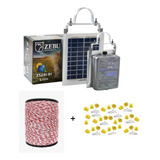 Cerca Eletrica Solar Rural Zs20bi + Fio 500mt + Isoladores