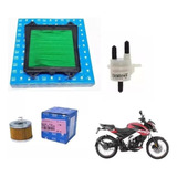 Kit Filtros Aceite Aire Nafta Bajaj Rouser Ns 160 Gb Motos 