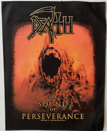 Back Patch Para Costas Death Sound Perseverance Bp8 Oficial