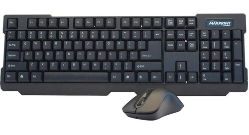 Kit Mouse + Teclado Wireless Maxprint -  6011301