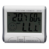 Higrômetro Digital Com Termômetro Temperatura Max E Min  