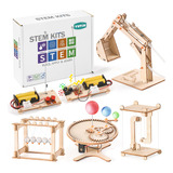 Kits De Ciencia Stem, 5 Juegos De Construccion Para Ninos De