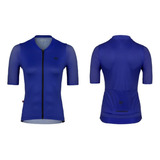 Jersey Ciclismo M/c Mujer Gw Clip Basic Azul