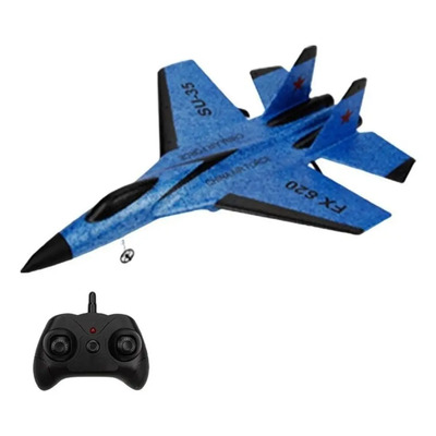 Avião A Jato De Controle Remoto Fx820 Su-35 Drone Glider.