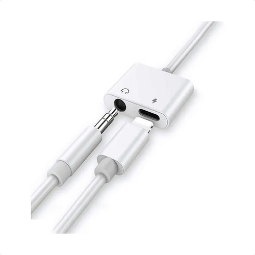 Adaptador Para iPhone De Audífonos Lightning Y 3.5 Mm Audio