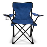 Silla Plegable Para Camping, Playa, Jardín. Impermeable Color Azul