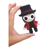 Muñeco Willy Wonka (johnny Deep) Amigurumi Tejido - Pipelino