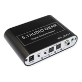 Decodificador De Audio 5.1 Digital Analógico Hd Rush Para Re