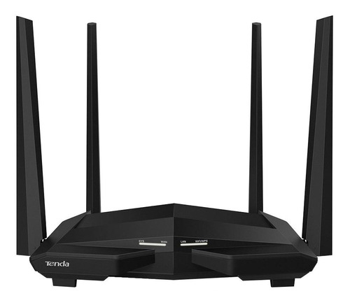 Router Tenda Ac10 V3 Wifi Gigabit De Doble Banda Ac1200 Color Negro