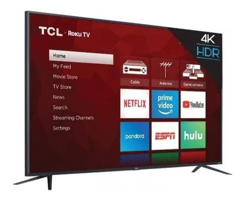 Tcl 75  Class 4-series 4k Uhd Hdr Led Smart Roku Tv - 75s451