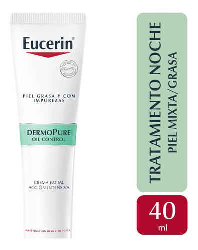 Eucerin Dermopure Oil Control Crema Intensiva De Noche X40ml