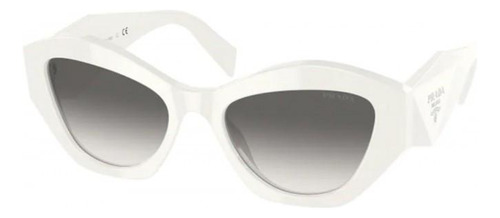 Prada Spr 07y 142130 Symbole Abstract Gris Degradado Blanco