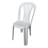 Cadeira Poltrona Preta De Plástico Vime Para Até 152kg