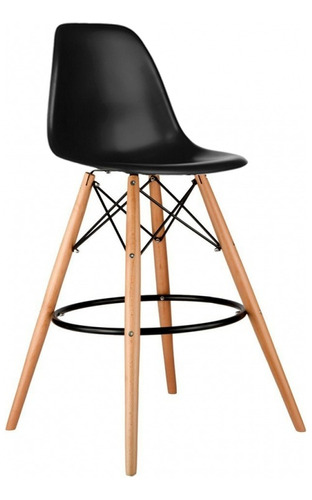 Banqueta Alta Taburete Eames Desayunador Moderno X 4