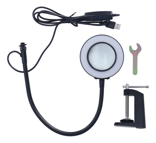 C Magnifying Usb Led Ed Glass 11 Níveis De Brilho