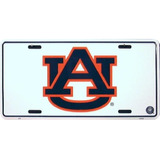 Auburn (au Logo) Auto Etiqueta De Metal Grabado En Relieve