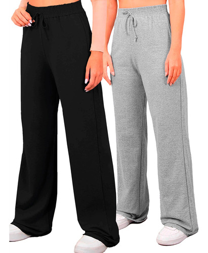 Calça Pantalona Plus Size Básica Sofisticada Kit Duas Peças